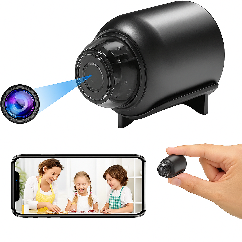 SpyNEX® Mini Cámara Espía - Pequeña, Discreta y Poderosa